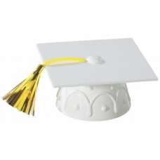 White Graduation Hat