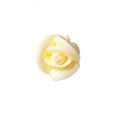 Royal Icing Roses - Small - Light Yellow