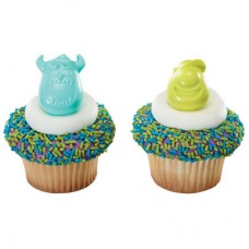 Monsters University Mike & Sulley Cupcake Rings