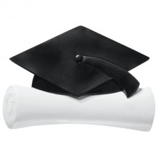 Graduation Hat and Diploma Layon