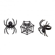 Spider and Spider Web Rings