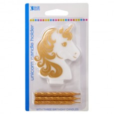 Golden Unicorn Candle