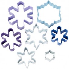 Set of 7 Snowflakes Cookie Cutter