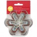 Set of 3 Snowflake Cookie Cutter