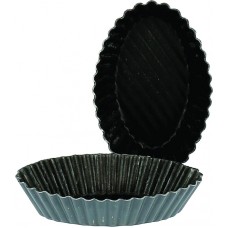 Stripped Oval Petit Four Mould 50mm