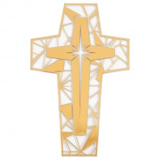 Stained Glass Plastic Cross