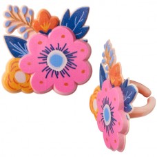 Spring Floral Rings