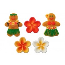 Gingerbread Hula Sugar Decor Assortment