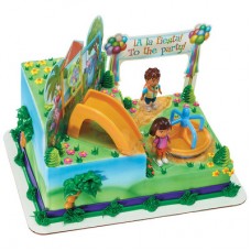 Dora the Explorer & Diego Play Time Signature Cake DecoSet®