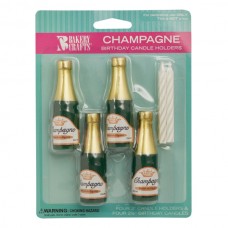 Champagne Bottle Candle