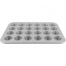 MUFFIN MOULD GLAZED 2 1/16", 24 CAVITIES