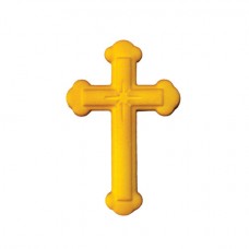 Gold Sugar Ornate Cross