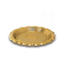 Gold Round Platter 18cm