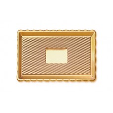 Gold Rectangular Platter 15x25cm