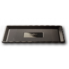 Black Rectangular Platter 15x25cm