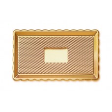 Gold Rectangular Platter 15x30cm