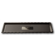 Black Rectangular Platter 15x35cm