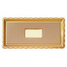 Gold Rectangular Platter 15x40cm