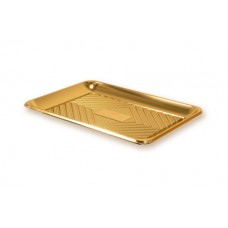 Gold Rectangular Deep Platter 32x22cm