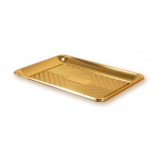 Gold Rectangular Deep Platter 34.5x25cm