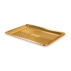 Gold Rectangular Deep Platter 37.5x28cm