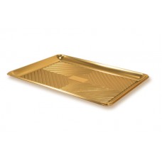 Gold Rectangular Deep Platter 46x35cm