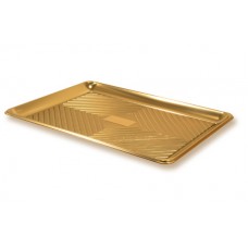 Gold Rectangular Deep Platter 51x37cm