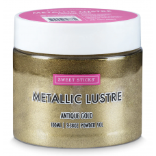 Antique Gold Lustre Dust 100ml - Sweet Sticks