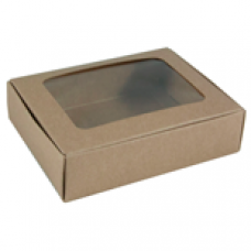 Kraft Box with Window 1/4 lb 