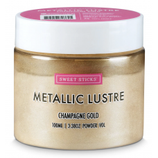 Champagne Gold Lustre Dust 100ml - Sweet Sticks