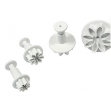 Set of 4 Plunger Cutters - Daisy