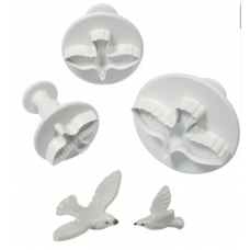 Set of 3 Plunger Cutters - Dove