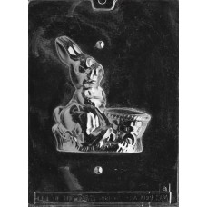 Bunny with Cart 3D Chocolate Mold