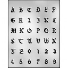 Alphabet and Numbers - Chocolate Mold