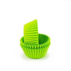 Mini Cupcake Liner Lime Green #6