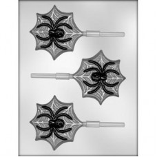 Spider on Web Lollipop - Chocolate Mold