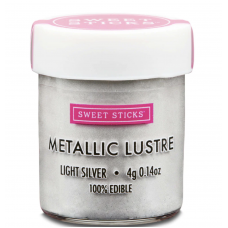 Light Silver Lustre Dust - Sweet Sticks